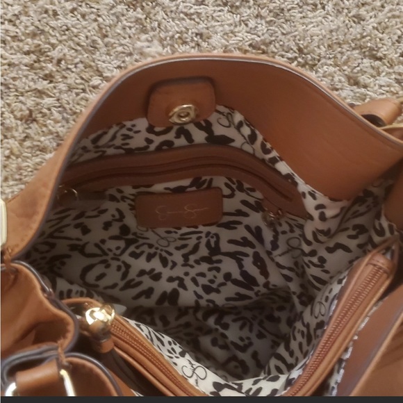 Jessica Simpson | Cognac Camille Four-Poster Shoulder Bag